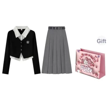 FLIM Two Piece Skirt Sets Women's