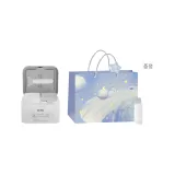 블랙 머드 마스크 60g + 화이트 머드 마스크 60g (스페이스 Man 선물 가방 + 블랙 헤어 콤)