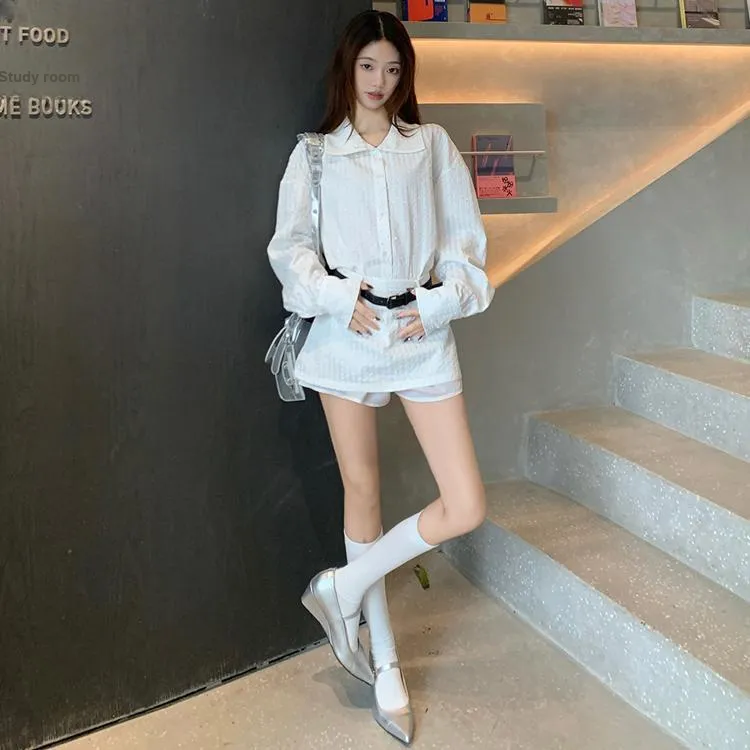 OURUOKE Two Piece Skirt Sets Women's-4