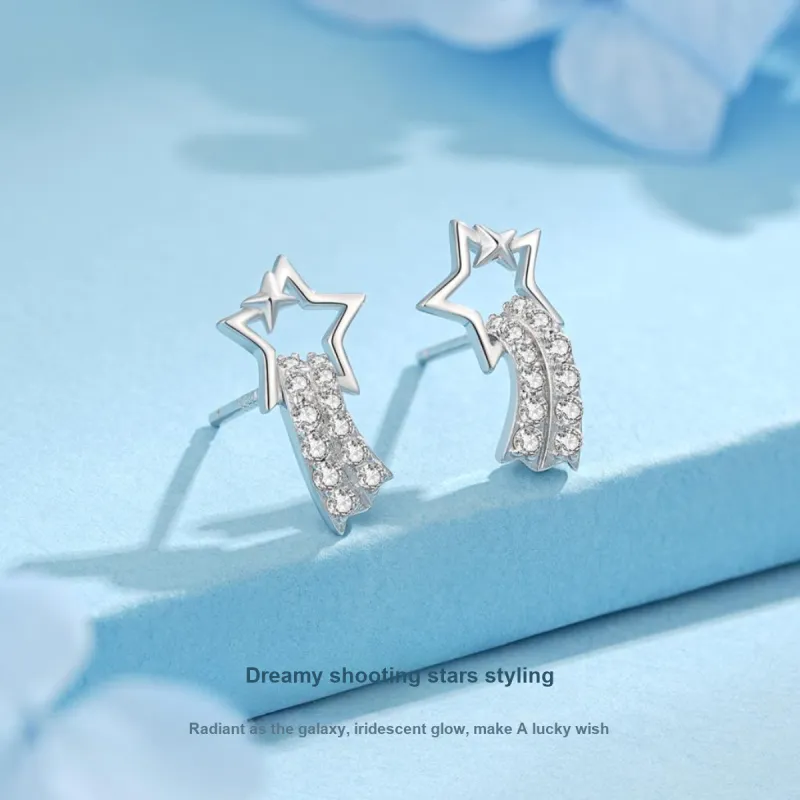 SEVEN COOK S925 Silver Stud Earrings Women's-2