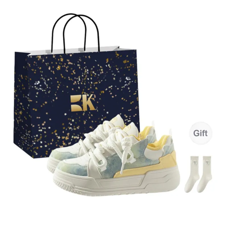 Boldi Kuki Anti Slip Wear Resistant Low Top Skateboard Shoes Women's-0
