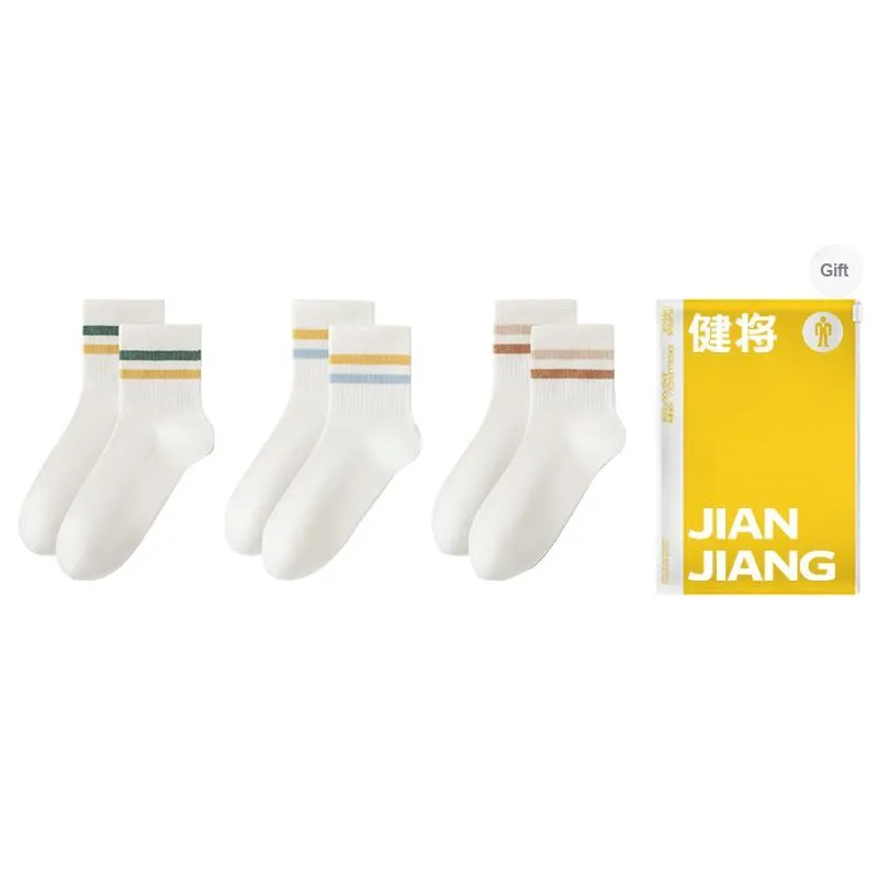 Master Mid Calf Socks Women's Shopping Bag 3 Pack-6