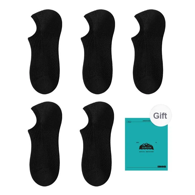 ZEROIN No Show Socks Unisex 5 Pack-5