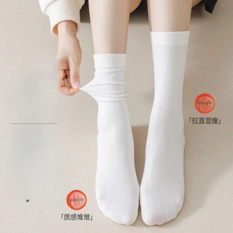 Temooues Mid Calf Socks Women's 4 Pack-1