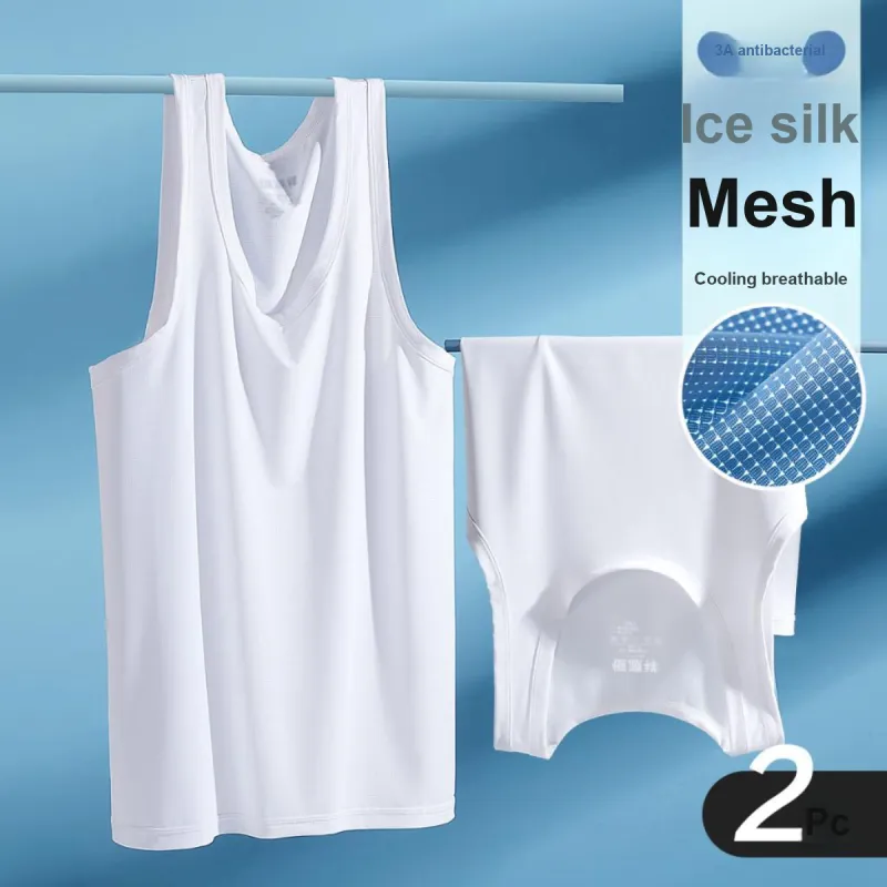 H YXIANG Men Tank Tops-14