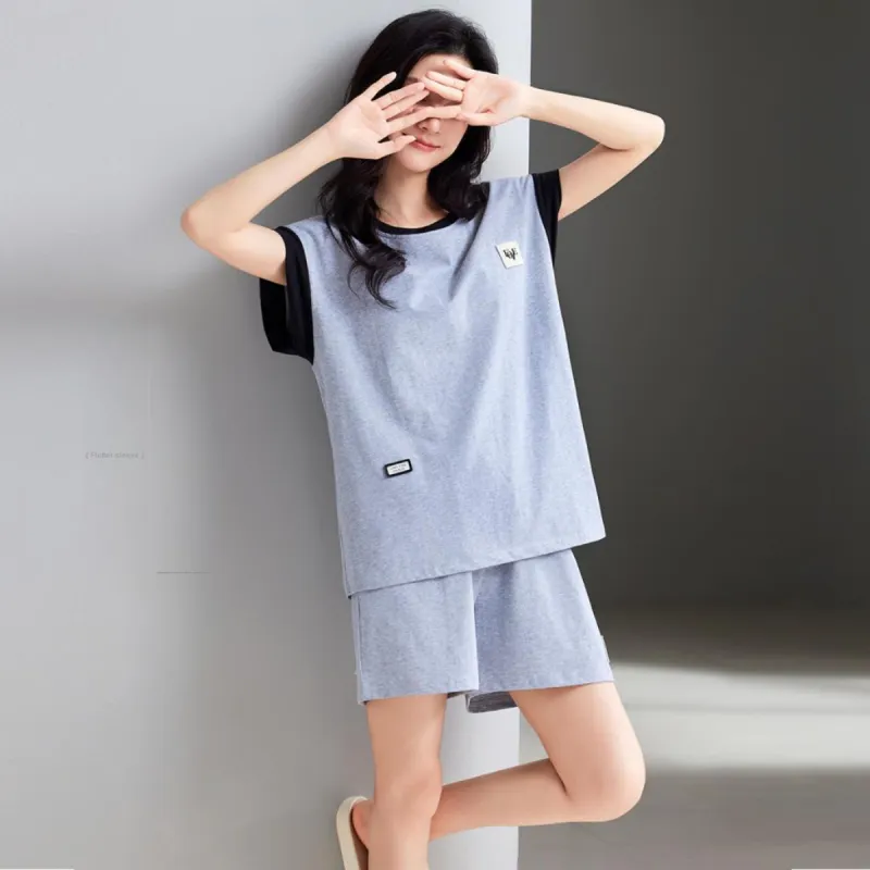 Urban Beauty Pajama Set Women's Light Gray-3