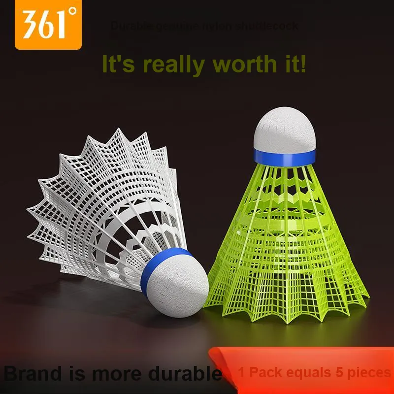 361° SG 66A Nylon Shuttlecock 12 Pack Nylon Shuttlecocks-1