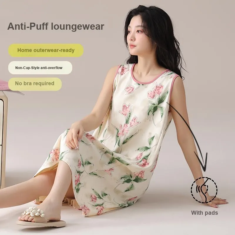 BONAS Nightgown Women's Fresh Flowers-2