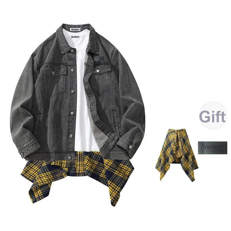 BRUMAIRE Denim Jacket Unisex Blue-10