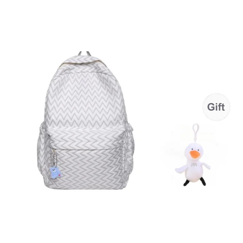 URBAN FOREST Nylon Backpack Unisex Yellow/Light Green/Light Blue/Pink/Silver-19