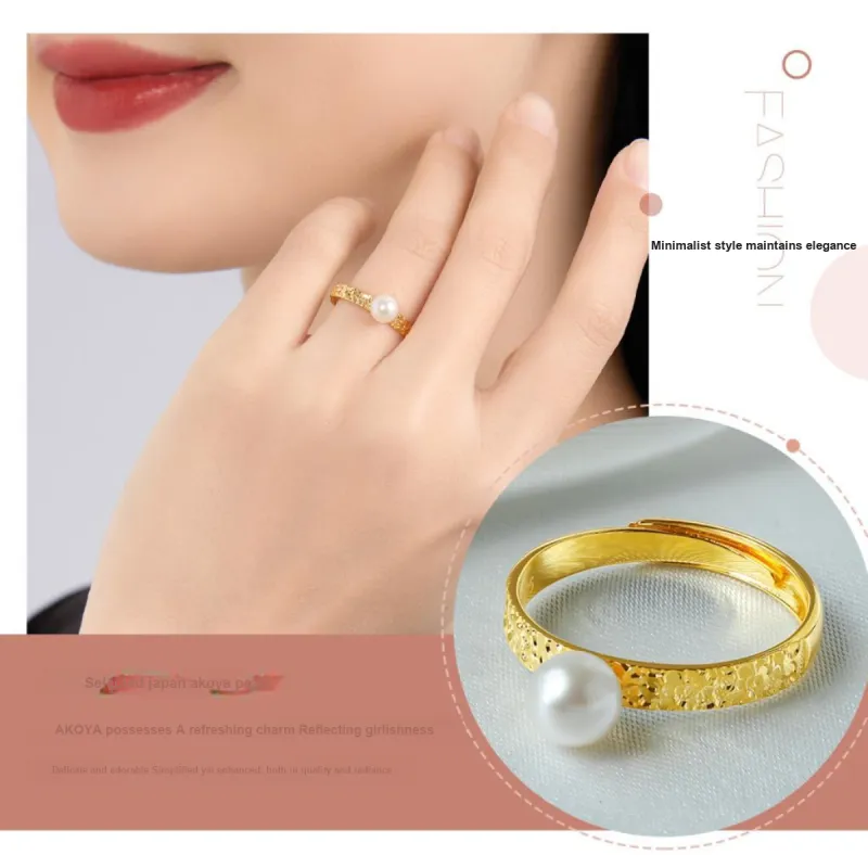 PEARL QUEEN Pearl Rings Unisex-1