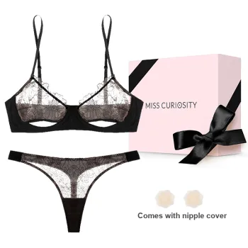 MISS CURIOSITY Underwear Set Women's Black