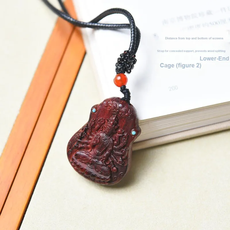 Tianzong Pterocarpus Necklaces Unisex-5