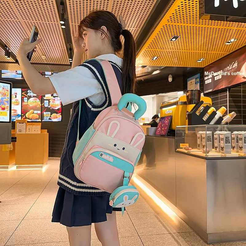 Travel Nylon Backpack Regular Unisex Multicolor-8