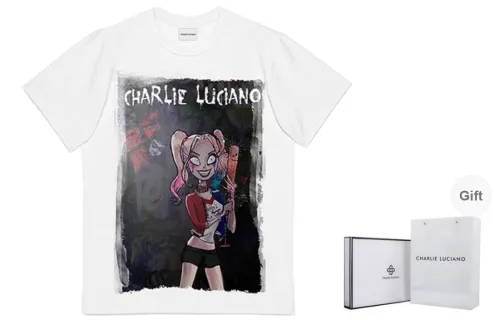 Charlie Luciano T Shirt Unisex White