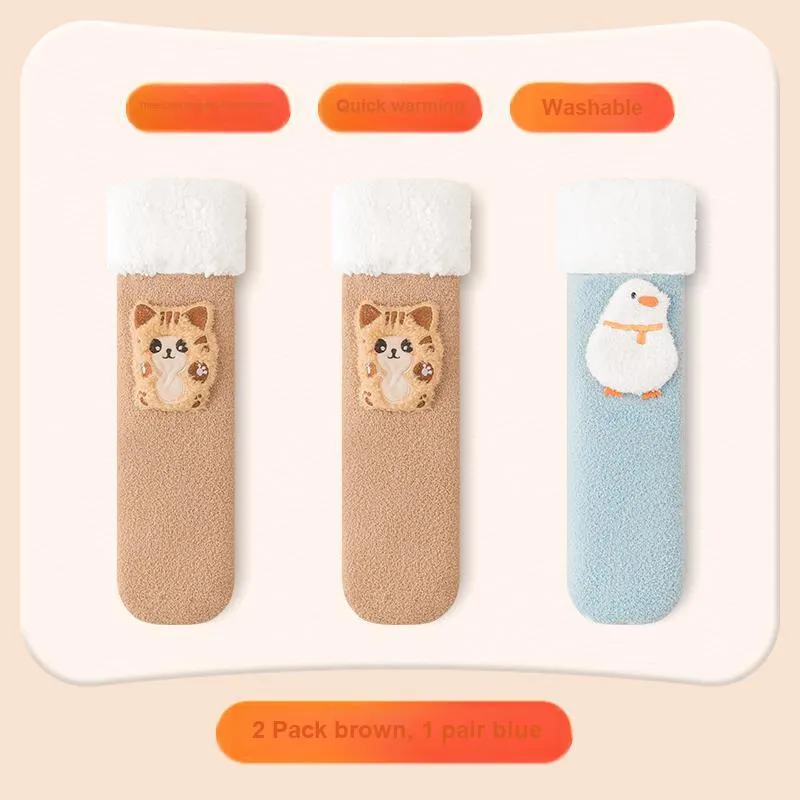 ROBINHOOD Mid Calf Socks Women's 3 Pack-4
