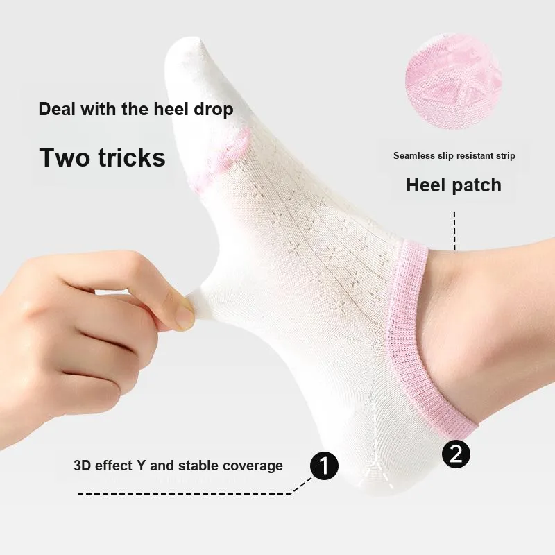 JKN No Show Socks Women's 6 Pack-17