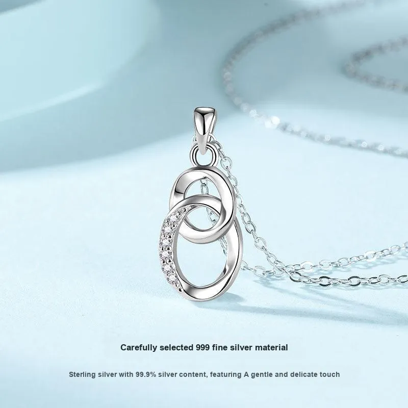 Regalrose 999 Fine Silver Necklaces Women's-2