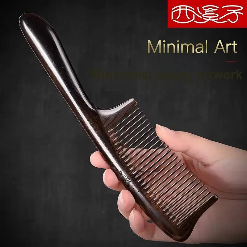 XIXIZI Ebony Comb High End Gift Box Fine Tooth Comb Hair Care-1