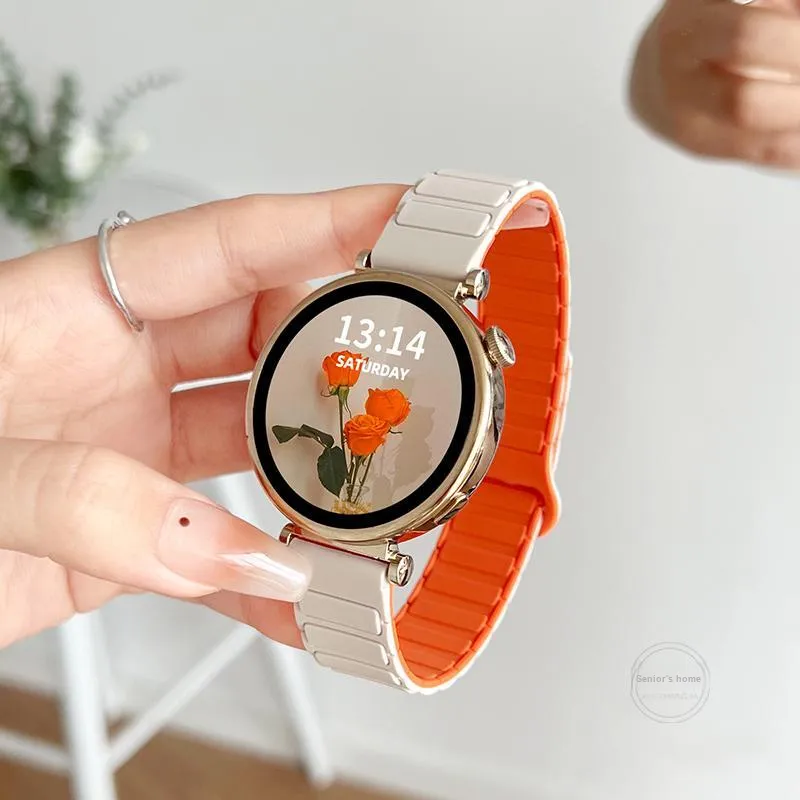 CHENSONG Huawei Compatibility Watch Band 41/42/46mm Silicone Material-1