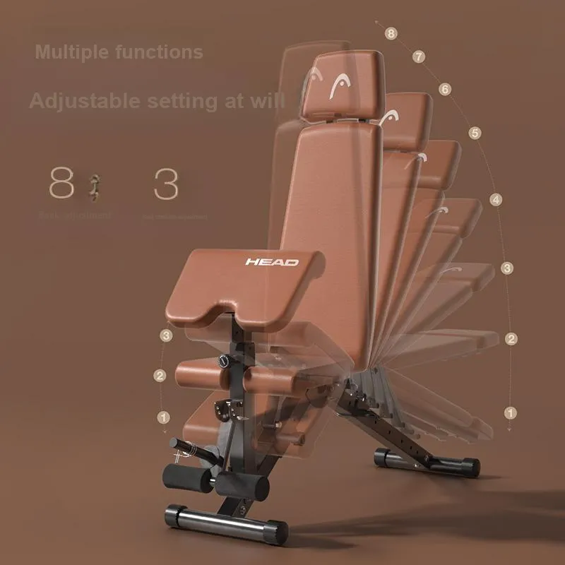 HEAD Dumbbell Benches Light Business Unisex Multi Level Adjustable Angle-3
