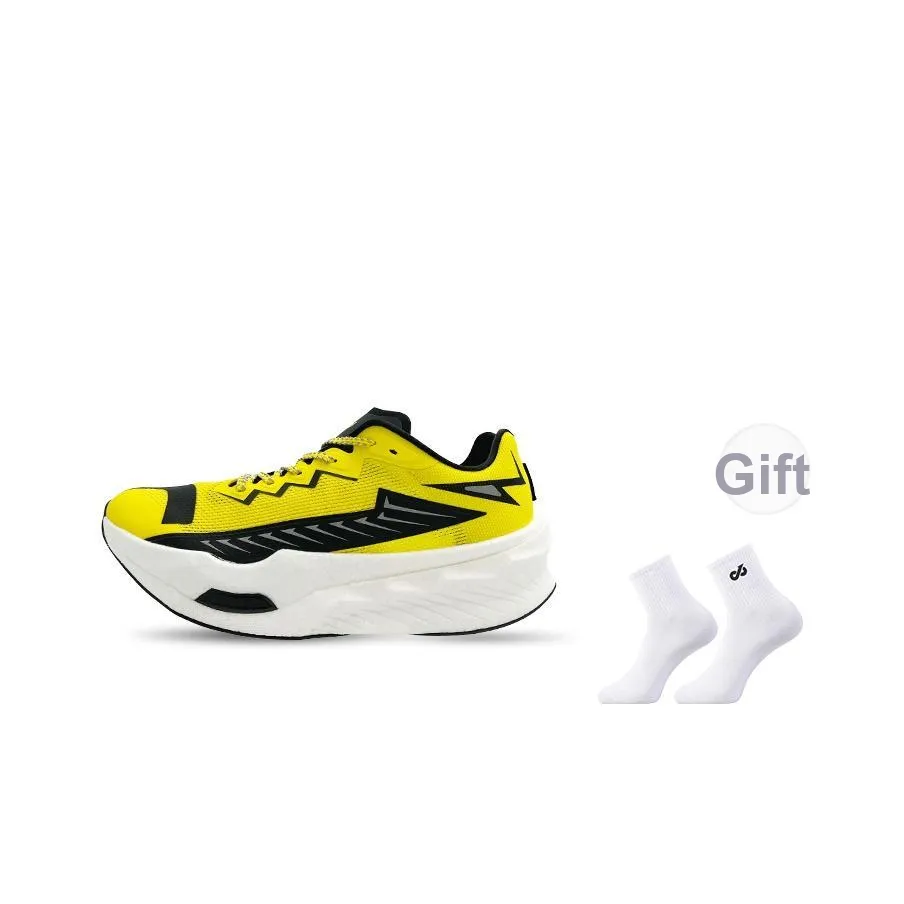 LOOP BURN Running Shoes Unisex Low Top Yellow