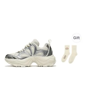 Palladium Breathable Height Increasing Rebound Low Top Casual Shoes Unisex White Silver