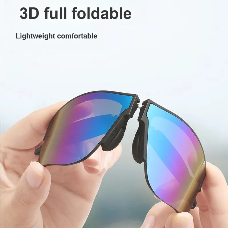 YAWEIKA TR90 Irregular Shape Sports Sunglasses Unisex-3