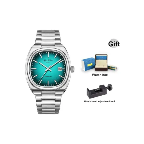 BJORN HENDAL Механические часы Movement унисекс, 40mm*40mm*11,1mm, синие