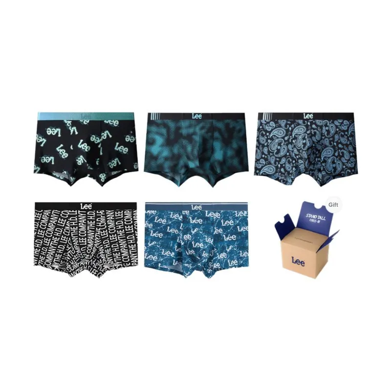 Lee Lee SS23 Ice Series Underwear Gift Boxes Men's 5 Pack-10