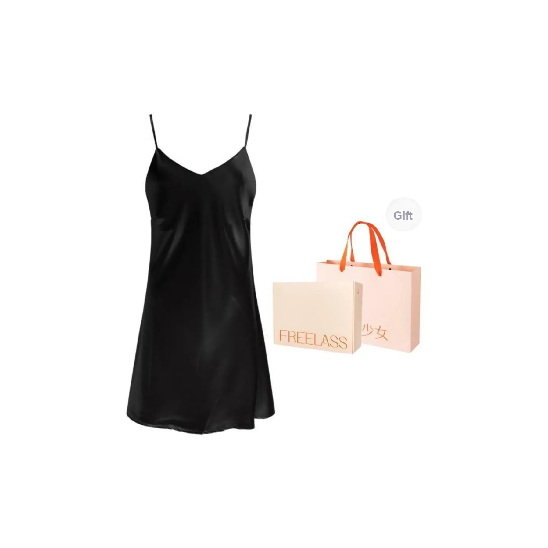 FREELASS Nightgown Summer Women's Gift Box Set Included