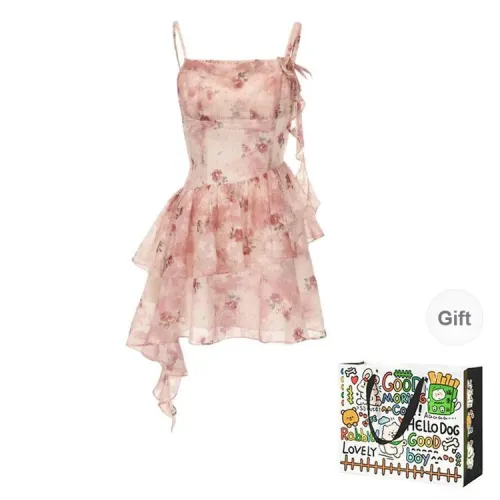 BVODE Slip Dresses Women's Fig Red Shopping Bag
