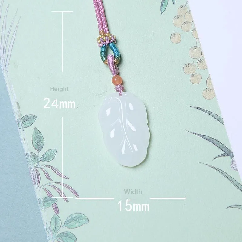 Ingenuity Necklaces White Jade Unisex-2