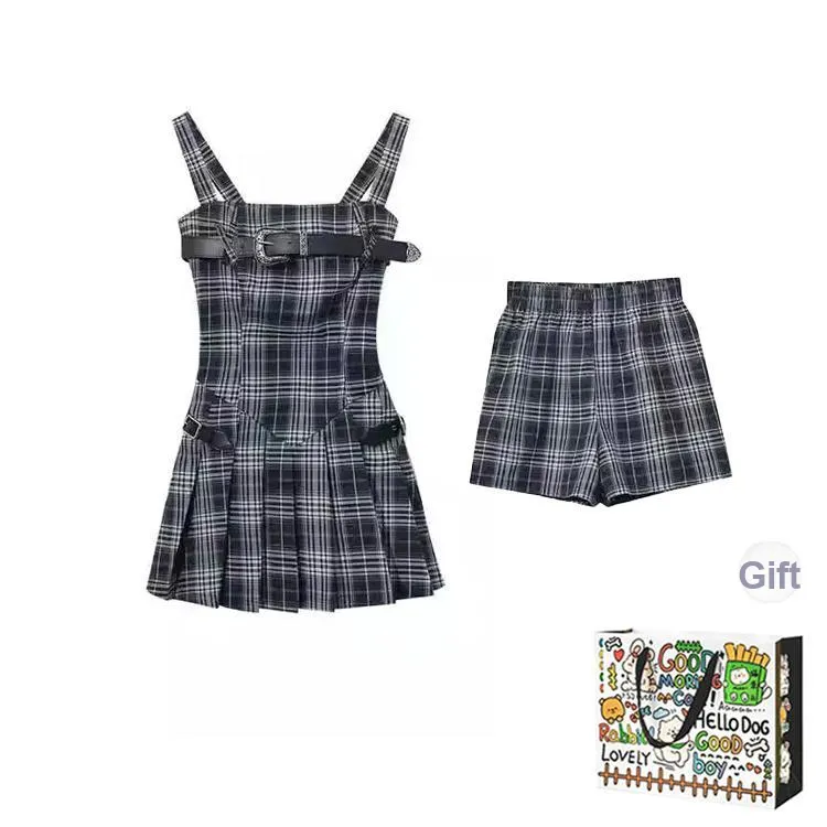 Dippanis Two Piece Skirt Sets Women's-0