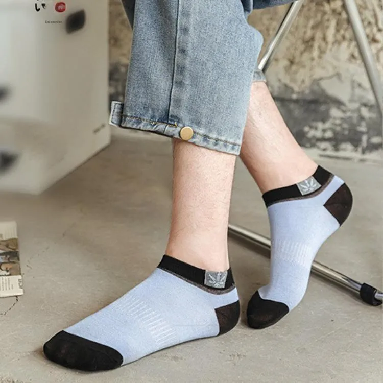Mulong Family No-Show Socks Men's 5 Pack-2