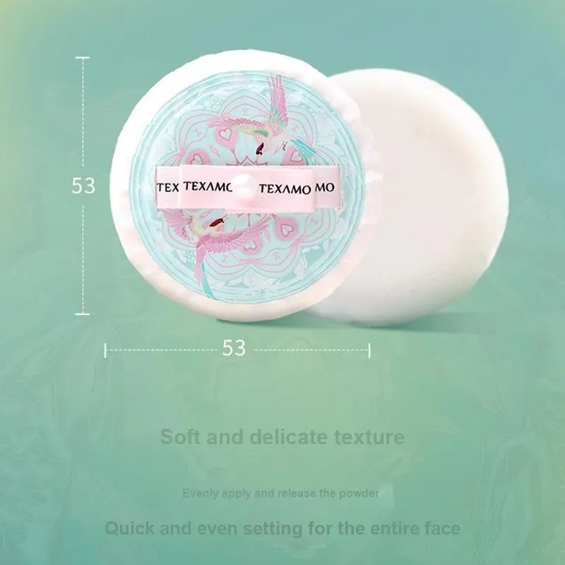 Texamo Xixiangfeng Chinese Style Collection Concealing Foundation Flock Setting Professional Makeup Sponge Tool-13
