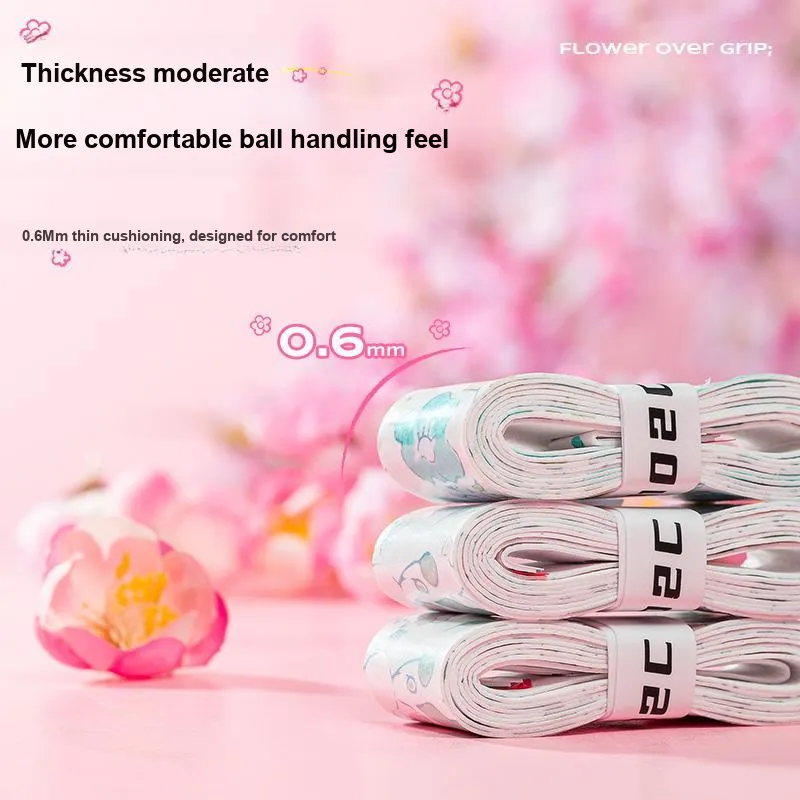 Crab Feathers Badminton Grip Tape PU Training Match Thin 6 Pack-7