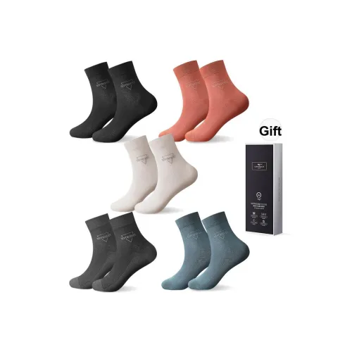 SEPTWOLVES Подарочная коробка носков мужской 5 пар смешанные цвета