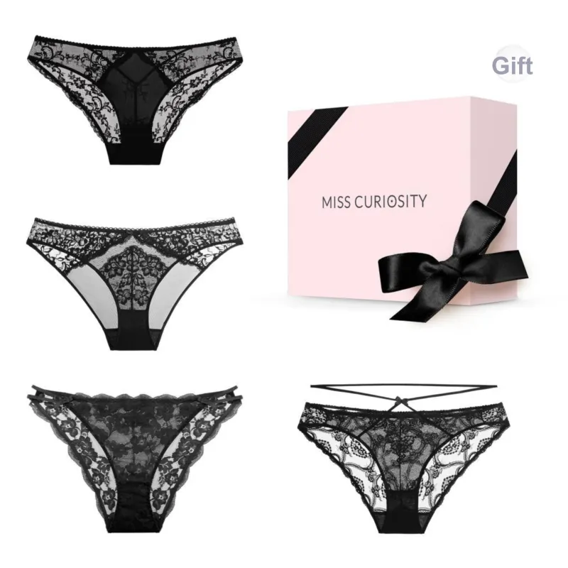 MISS CURIOSITY Underwear Gift Box Women's 4 Pack-5