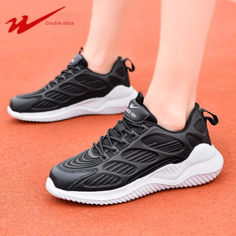Binary Cushioning, Abrasion Resistant, Lightweight, And Breathable Low Top Casual Shoes Unisex Black White-5
