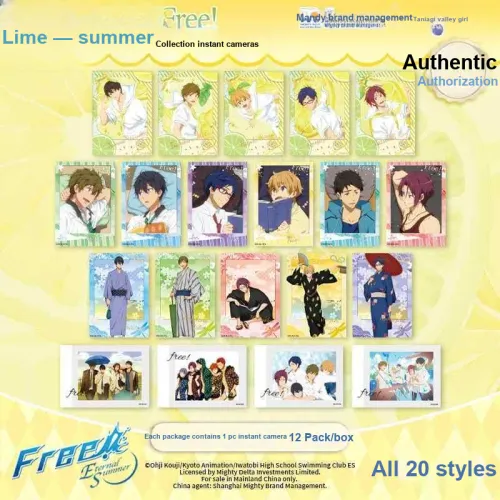 Gu Niang Бесплатно Лайм Лето IP Аниме Карточки Одна коробка Пачка