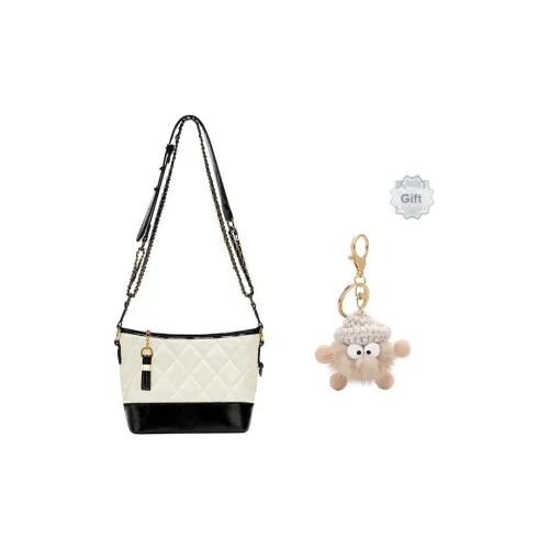 JANE KLAIN Ткань ПУ (полиуретан) Сумка через плечо Стандартная Женская Коричневый Черный Экрю