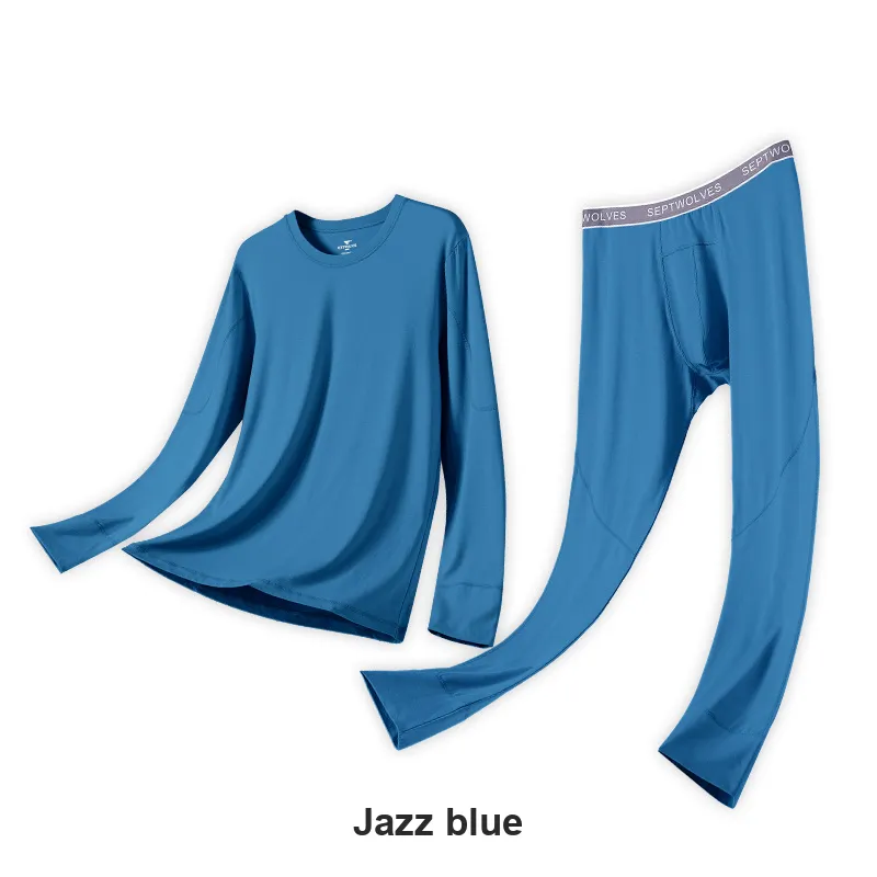 SEPTWOLVES Thermal Set Men's Jazz Blue-1
