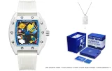 White Case Blue Dial White Rubber Band-Blue Whale Box