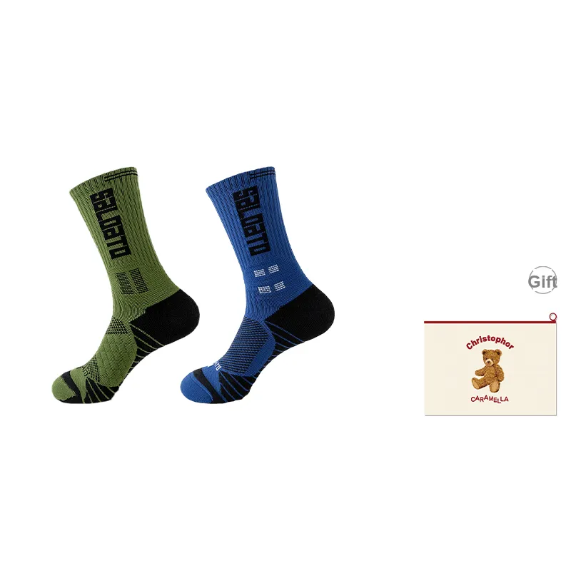 Caramella Basketball Socks Men's Shopping Bag Combo Set-14