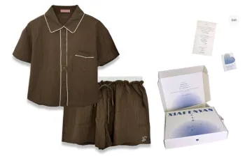 XIAFENYAN Pajama Gift Box Women's Mocha