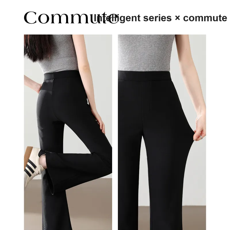 Like The Age Of Water Casual Pants Women's Black-4