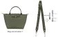 [Forest Green]86-103cm Crossbody Shoulder Strap Set[Top Grain Cow Leather]