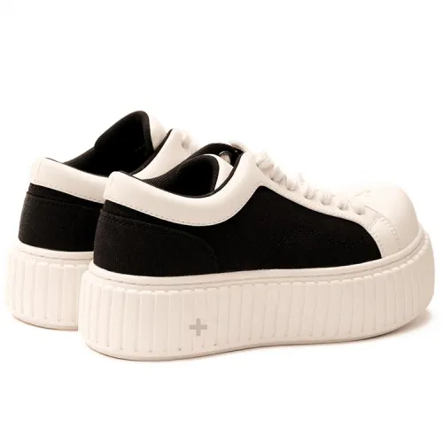 SMFK Skateboard Shoes Women's Low-Top Black