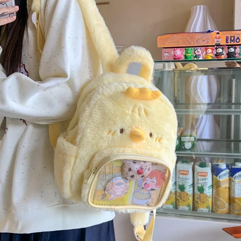 Debecca Plush Backpack Unisex Multicolor-7